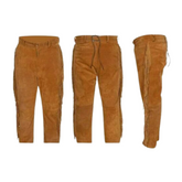 Mens New Brown Buckskin Suede leather Western Hippy Fringes Pants WP-101